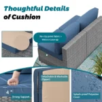 Person Outdoor Patio Set Seating - Image 3