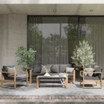 Aluminum Outdoor Conversation Set