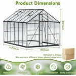 Walk-In Polycarbonate Greenhouse - Image 6
