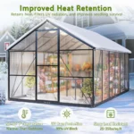 Walk-In Polycarbonate Greenhouse - Image 7