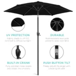 Heavy-Duty Outdoor Market Patio Umbrella - Image 4
