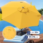 Lyon Market Umbrella with Crank Lift - Image 2