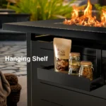 Propane Fire Table Outdoor Fire Pit with Lid - Image 5