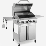 Stainless Steel Four Burner Commercial Bbq Grill