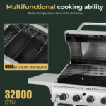 Stainless Steel Four Burner Commercial Bbq Grill - Image 3